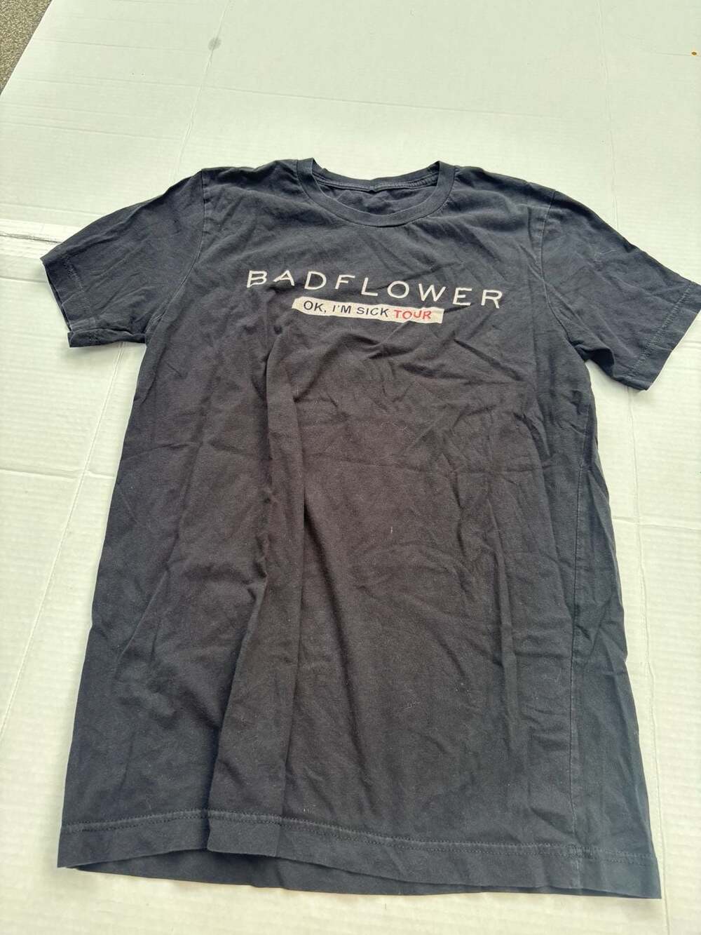 Badflower Ok, I'm Sick Tour Band Graphic T-Shirt no tag Large